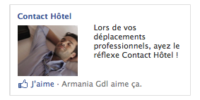 Encart ciblé Contact Hôtel MAI